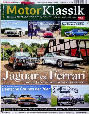 Deckblatt Motor Klassik (09/2016)